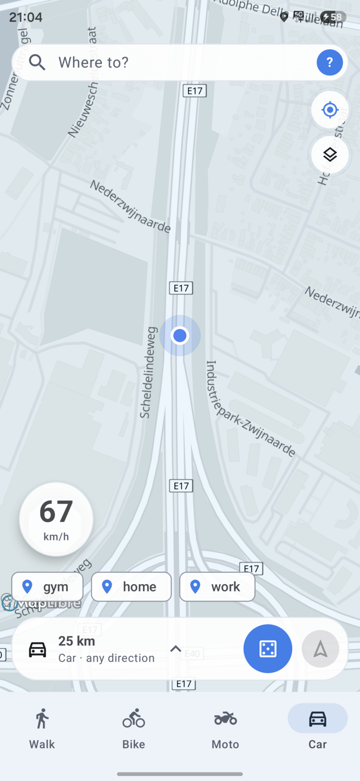 Speed dial while driving